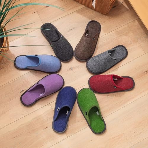 Washable Non-Slip House Slippers for Guests Set of 6 Pairs - Spa Hotel Party Travel