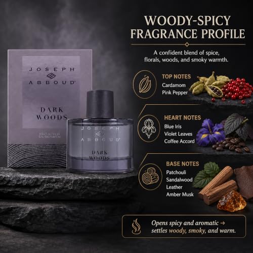 Dark Woods Men’s Eau de Parfum 3.4 fl oz - Warm Woody Fragrance
