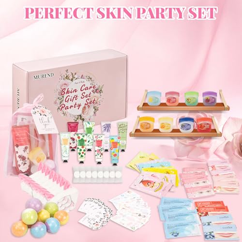 90PCS Spa Party Supplies Set for Girls with Masks, Tattoos & Favors - Variation of THIS listing