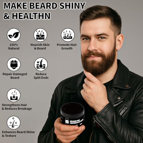 Ultra Potent Beard Growth Balm for Thicker Fuller Beard & Hair - 100ml - Variation 2