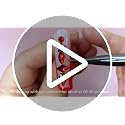 Blue 12 Types Diamond Rhinestones 2500 Flatback Mix 20 Styles DIY Nail Art + Tweezers