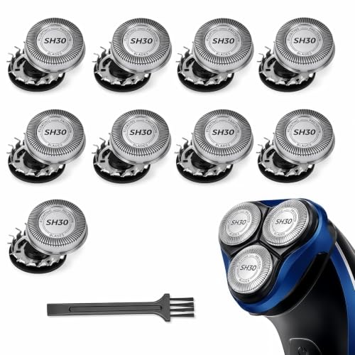 SH30 Replacement Shaver Head for Philips Series 1000 2000 3000 - Silver 9 Pack