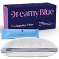 Sapphire Queen Pillow with Shredded Memory Foam & Adjustable Loft - DreamyBlue