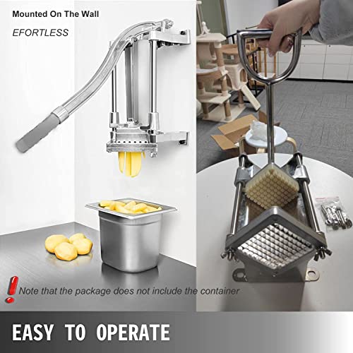 Uyoyous French Fry Cutter — 3-Blade Commercial Vegetable Slicer for Potatoes, Carrots & More