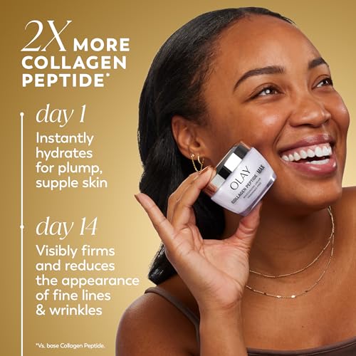 Olay Collagen Peptide 24 MAX Face Moisturizer - Hydrating & Firming, Fragrance-Free, 1.7 Oz - Variation of THIS listing