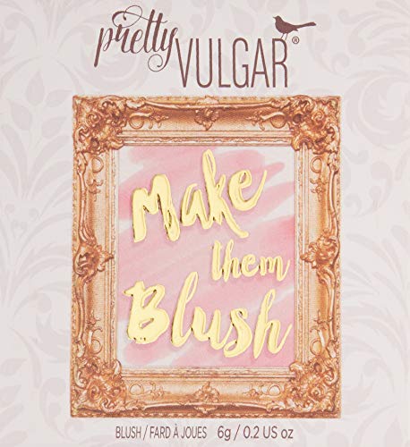Pretty Vulgar Witty Powder Blush - Highly Pigmented, Blendable Makeup, Shimmer & Matte Finishes, 6g