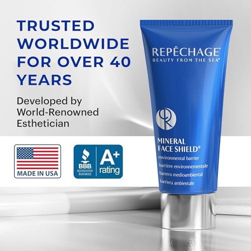 Mineral Face Shield SPF 30 Environmental Protection with Seaweed - Matte Finish, All Skin Types - 2 oz