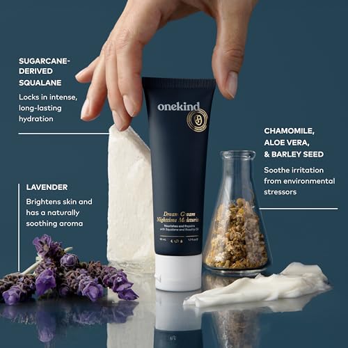 Night Moisturizer for Face 1 Pack - Hydrating Dream Cream for Wrinkles & Sensitive Skin