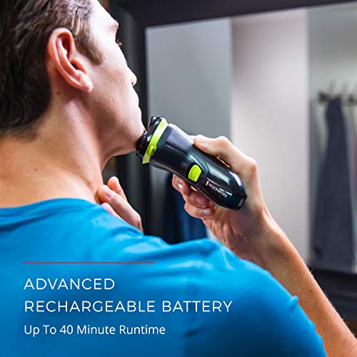 Remington Ultrastyle Rechargeable Rotary Shaver Black/Neon Green - 1 Count