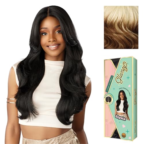 Sensationnel Glamzy HD Lace Part Wig Elysia LT613 Ash Brown - Glueless Synthetic Hair