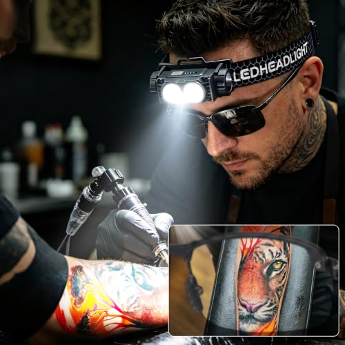 Tumalab Polarized Glasses Set for Tattoo & Cosmetic Work - Headlamp & Reflection Removal