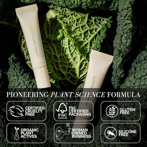Fitglow Beauty Ceramide Hydra-Balm Lip Gloss | Hydrating Lip Serum with Peptides & Glutathione | Plumping & Anti-Aging Lip Skincare | Dry & Chapped Lip Repair | Vegan & Cruelty-Free | 12g - Bare