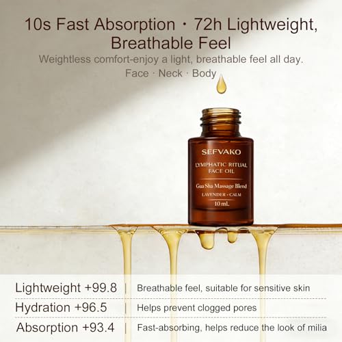 Gold & Green Lymphatic Contour Face Brush with Jade Gua Sha - Sensitive Skin