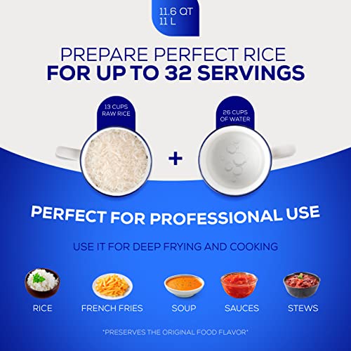 Universal 11.6 QT Cast Aluminum Caldero Pot with Lid - Large Batch Rice & Stew Cooker