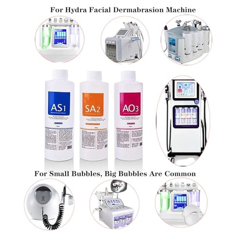AS1 SA2 AO3 Aqua Peeling Solution Top Salon Skin Scrub Hydra Special Small Bubble (40fl oz)