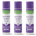 Medline Remedy Clinical Lip Balm, 3 Count, Citrus Scent, Moisturizing, Hydrating, Nourish, Nutrient Rich, Soothing Natural Oils, Revitalize, Comforting, Skin Conditioners, 0.15 oz Stick