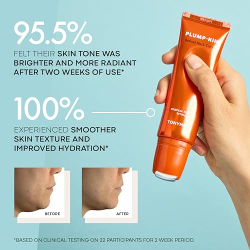 Neck Firming Cream with Retinol & Pumpkin Extract - Anti-Aging, Collagen