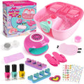 Kids Spa Day Kit For Girls, Spa Kit For Girls Ages 8-10-12, Kids Foot Spa Manicure Pedicure, Girls Pedicure Spa Kit For Kids With Kids Spa Set For Girls Christmas Birthday Gift