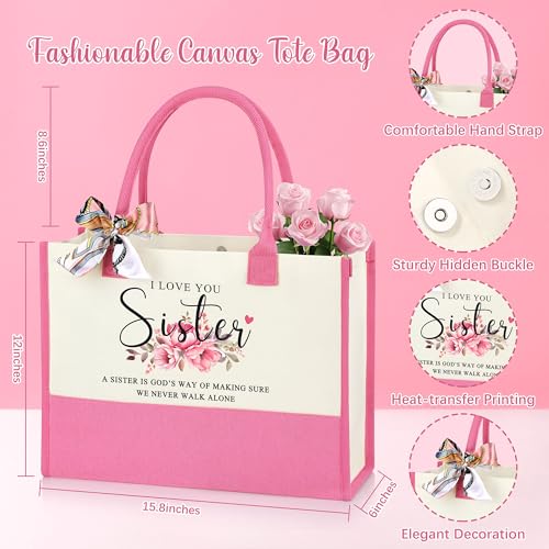 Sister Gifts Set - Christmas, Mother's Day, Birthday Gift Basket for Sister - Variation of Sister Gifts