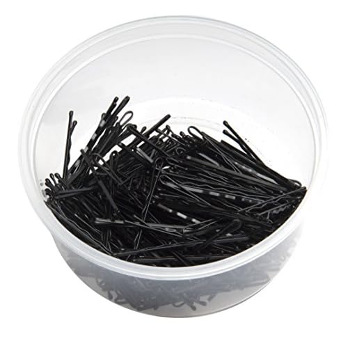 Diane, 2" Bobby Pins D452, BLACK, 300 Count (Pack of 2)