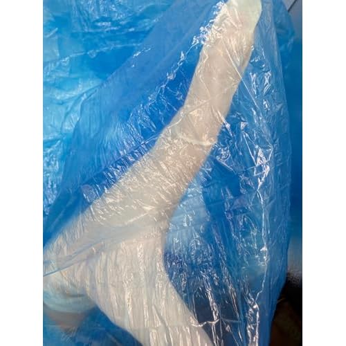 Professional Disposable spa Pedicure Liner (Blue 400 pcs) 1200mm x 1200mm Fit Most Pedicure Spas 9.8 Micron