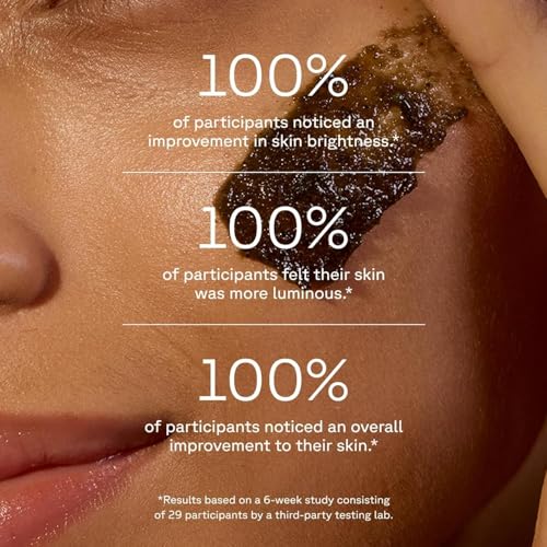 Acure Brightening Facial Scrub & Cleansing Gel Set - 4 Fl Oz Pack of 2 - Exfoliating & Gentle Cleanser for All Skin Types