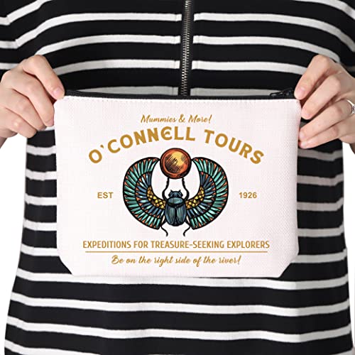 TSOTMO Horror Movie Merch Movie Inspired Gift O¡¯ Connell Tours EST 1926 Zipper Pouch Makeup Bag (& More)