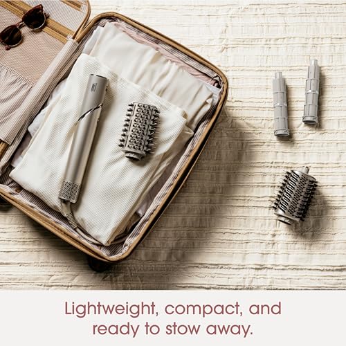 Shark HD430REF (Refurbished) FlexStyle Air Styling & Drying System, Powerful Hair Dryer Brush & Multi-Styler with Auto-Wrap Curlers, Paddle Brush, Oval Brush, Concentrator Attachment, Stone (Renewed)