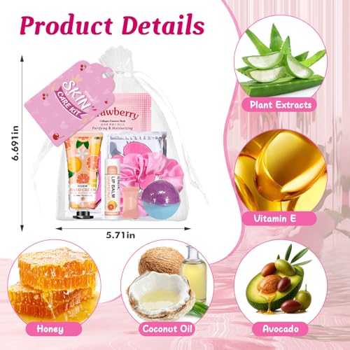 Spa Party Supplies Kit for Girls - 80 Pieces Sleepover & Birthday Set