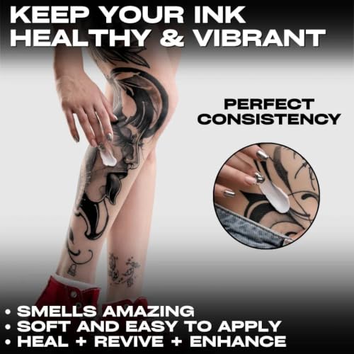 Tattoo Aftercare Balm - 5oz Ink Reviver for Healing, Brightening & Protecting Tattoos