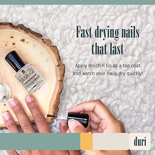 duri Brush¡¯n Go Dry and Shine Speedy Top Coat (Brush'N Go (Pack of 3))