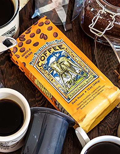 Raven's Brew Coffee 80 Ounce Full Body Dark Roast Coffee Beans - Long Sweet Finish