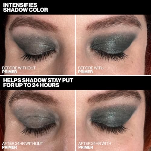 Smashbox Eye Primer - 24H Long-Lasting Eyeshadow Base with Vitamin E, Crease & Smudge Resistant, 0.34 Fl Oz