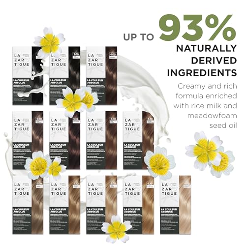 Ammonia-Free Permanent Hair Dye Kit with Botanical Nourishment - Lazartigue