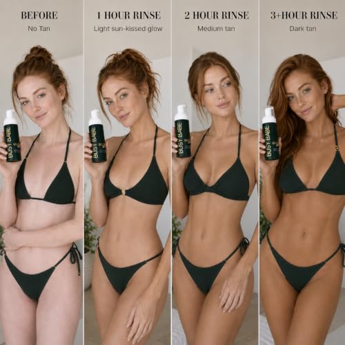 Self Tanning Mousse - Rapid Rinse, Natural Golden Bronze, Streak-Free, Vegan