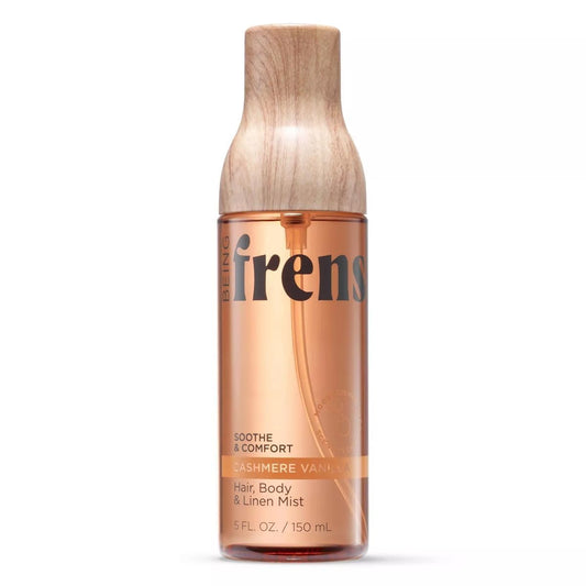 Being Frenshe Cashmere Vanilla Hair, Body and Linen Mist Spray, 5 fl oz (pack of 1.)