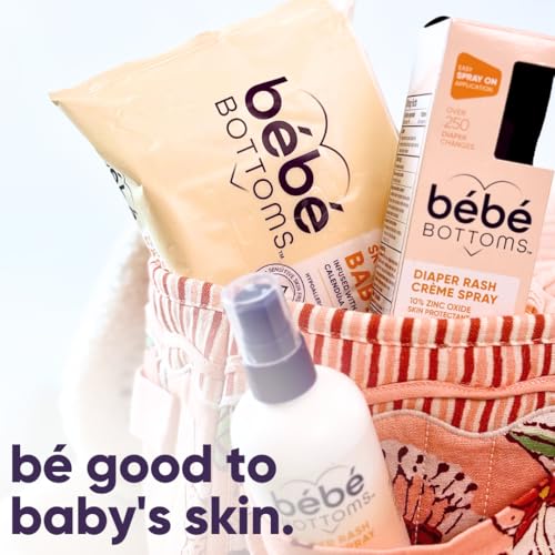 B?b? Bottoms Hypoallergenic Facial Cloth and Baby Wipes - Fragrance & Paraben Free, Sensitive Skin Friendly - Travel Essentials, Baby Essentials - Ideal for On-the-Go Families (672 Count)