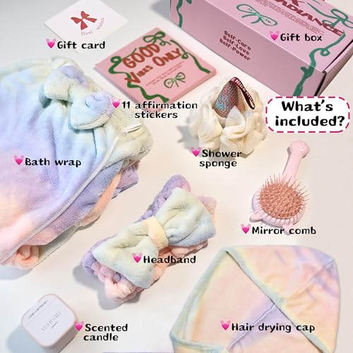 Self Care Shower Gift Set for Teen Girls - Empowerment Spa Kit