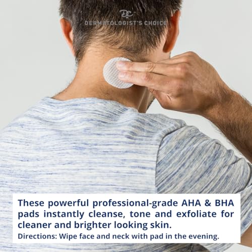 Extra Strength Chemical Peel Pads with Glycolic Acid & Salicylic Acid - 50 Pads
