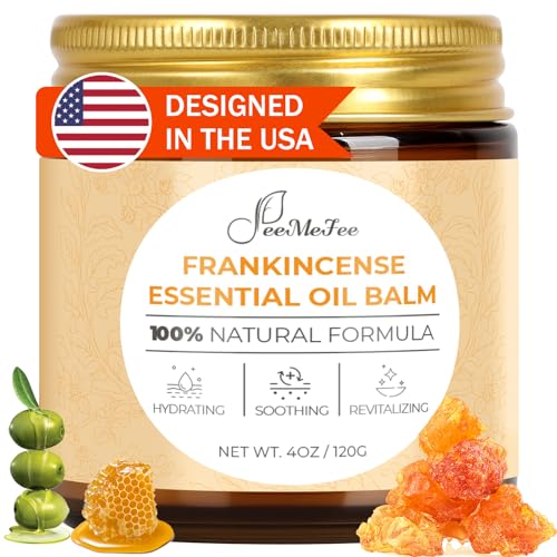 Frankincense Balm 4oz - Soothing Moisturizer with Myrrh & Natural Oils – Pack of 1