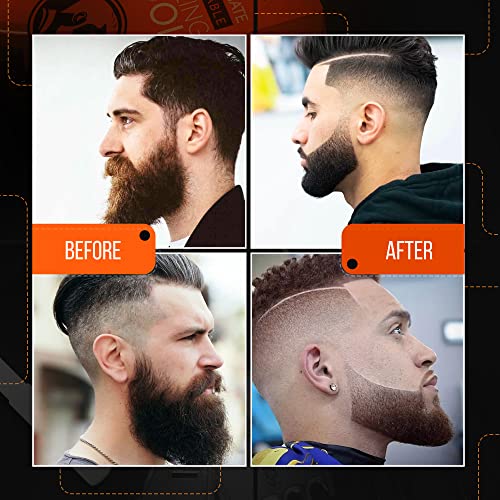Beard Pencil Filler - DARK BROWN - and Complete Beard Shaper Kit
