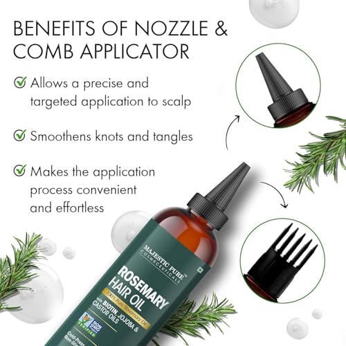 Rosemary Hair Oil with Biotin - Nourishing Hair Treatment 4 Fl Oz