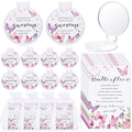 Cinnvoice 25 Set Inspirational Compact Mirrors for Women Butterfly Design