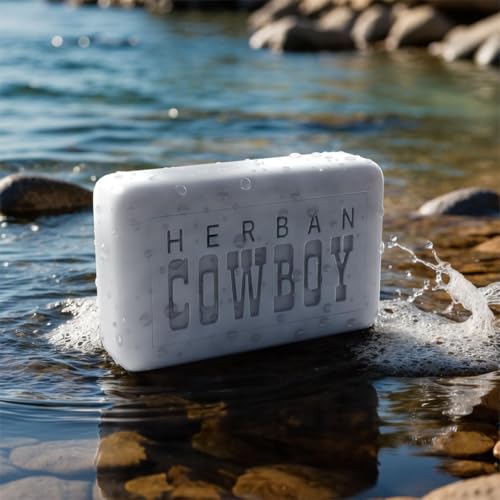 Herban Cowboy Dusk Body Soap with Hints of Lemon, Lavender, and Patchouli (6 Pack, Dusk)