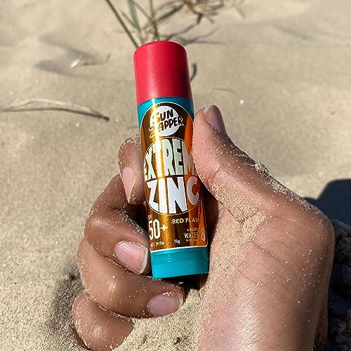 Sun Zapper SPF 50+ Zinc Stick 3-Pack Water-Resistant Sunscreen for Water Sports