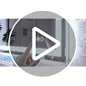 LED Bathroom Mirror with Lights - 36 Inch x 30 Inch, White, 3 Light Modes, Anti-Fog