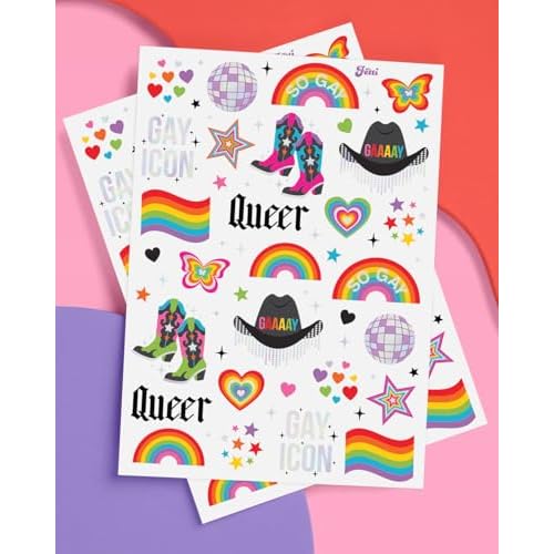 96PCS Funny Pickle Temporary Tattoos Themed Birthday Party Decorations Supplies Favors Decor Cool Green Pickles Cucumber Fruits Tattoo Stickers Gifts For Kids Adults Boys Girls School Prizes Carnival