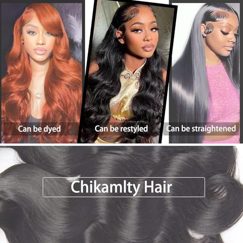 Black Body Wave Human Hair Bundles - 28 Inch Brazilian 12A Virgin Hair