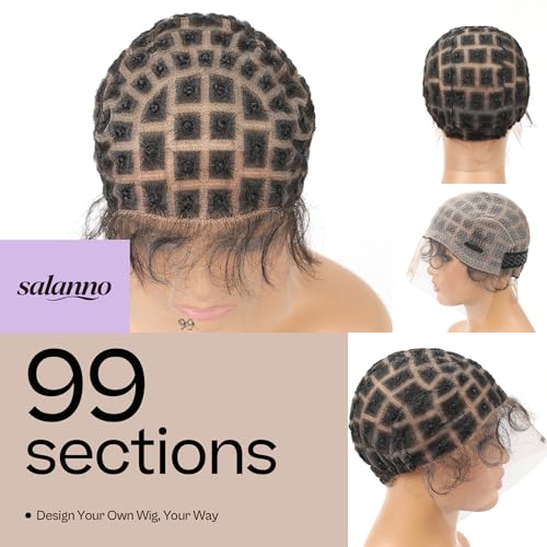 Braided Wig Cap Full Lace Black-99 | Crochet Hair Extensions Style Accessory