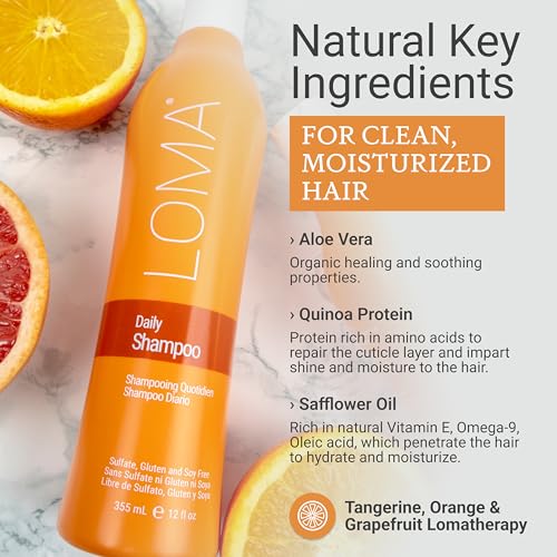 LOMA Daily Hair Shampoo 33oz - Sulfate & Paraben Free, for Color-Treated Hair